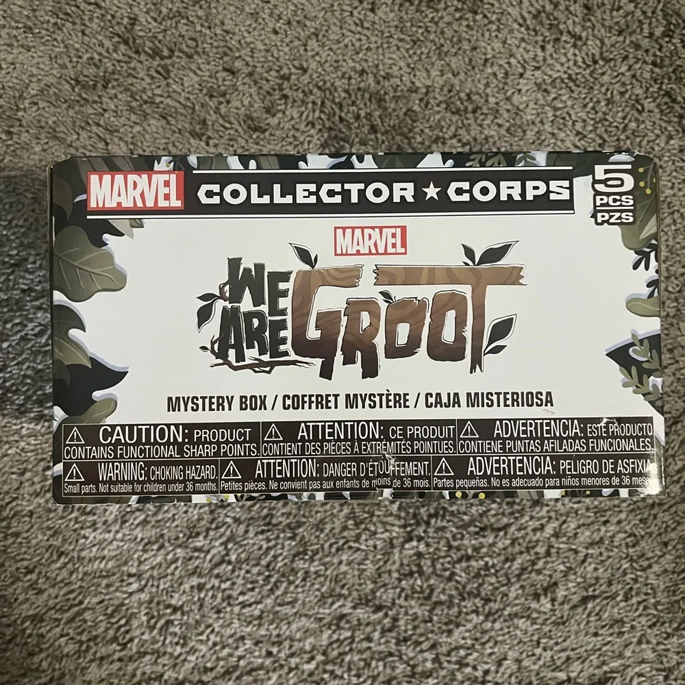 Funko Pop!Marvel Collector Corps 5 Pieces We Are Groot Mystery Box Size S